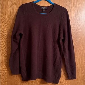 Charter Club Luxurious Cashmere Sweater - Deep Brown